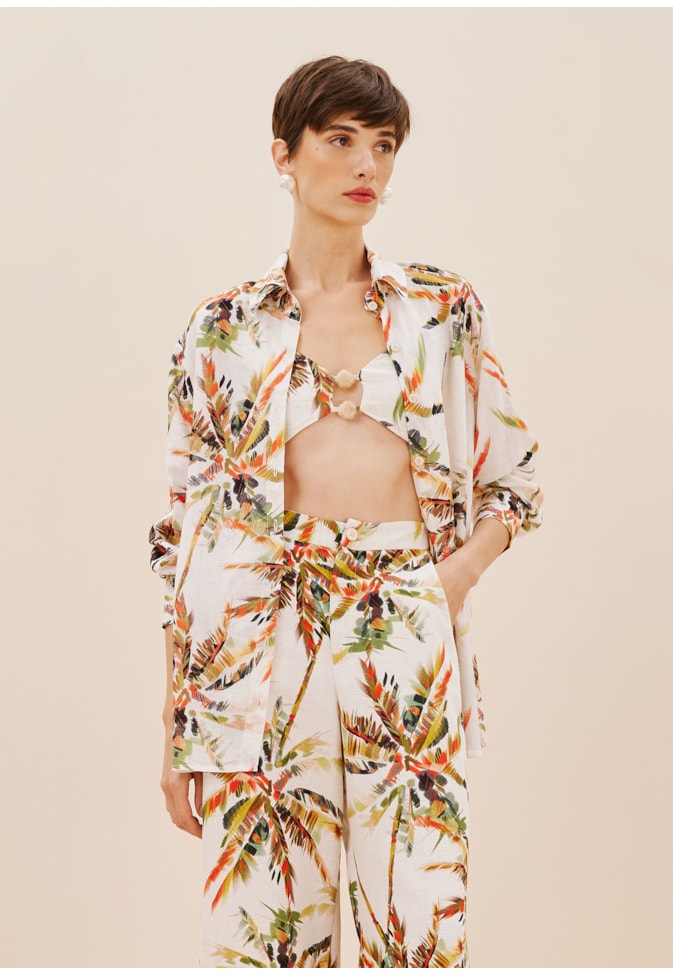 Camisa Oversized Estampada Itapuã