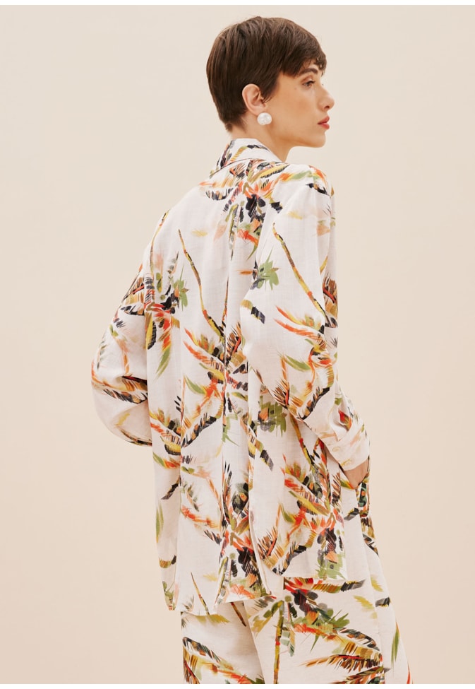 Camisa Oversized Estampada Itapuã