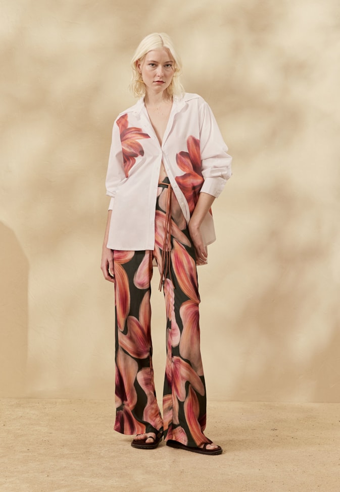 Camisa Oversized Floral