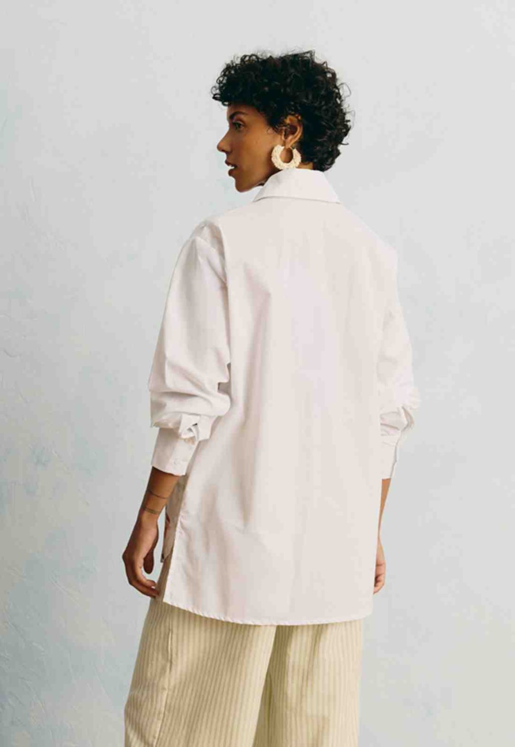 Camisa Oversized Silk La Playa Blanca