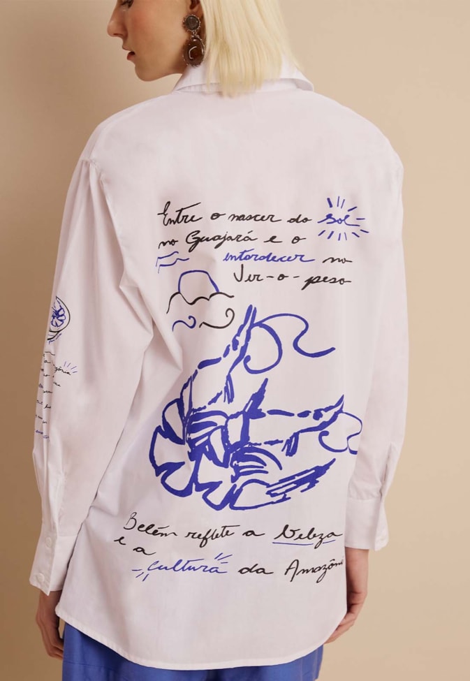 Camisa Oversized Silk Tacacá