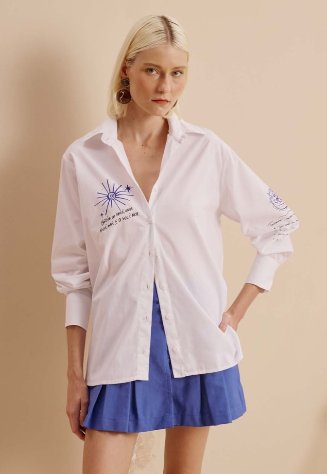 Camisa Oversized Silk Tacacá