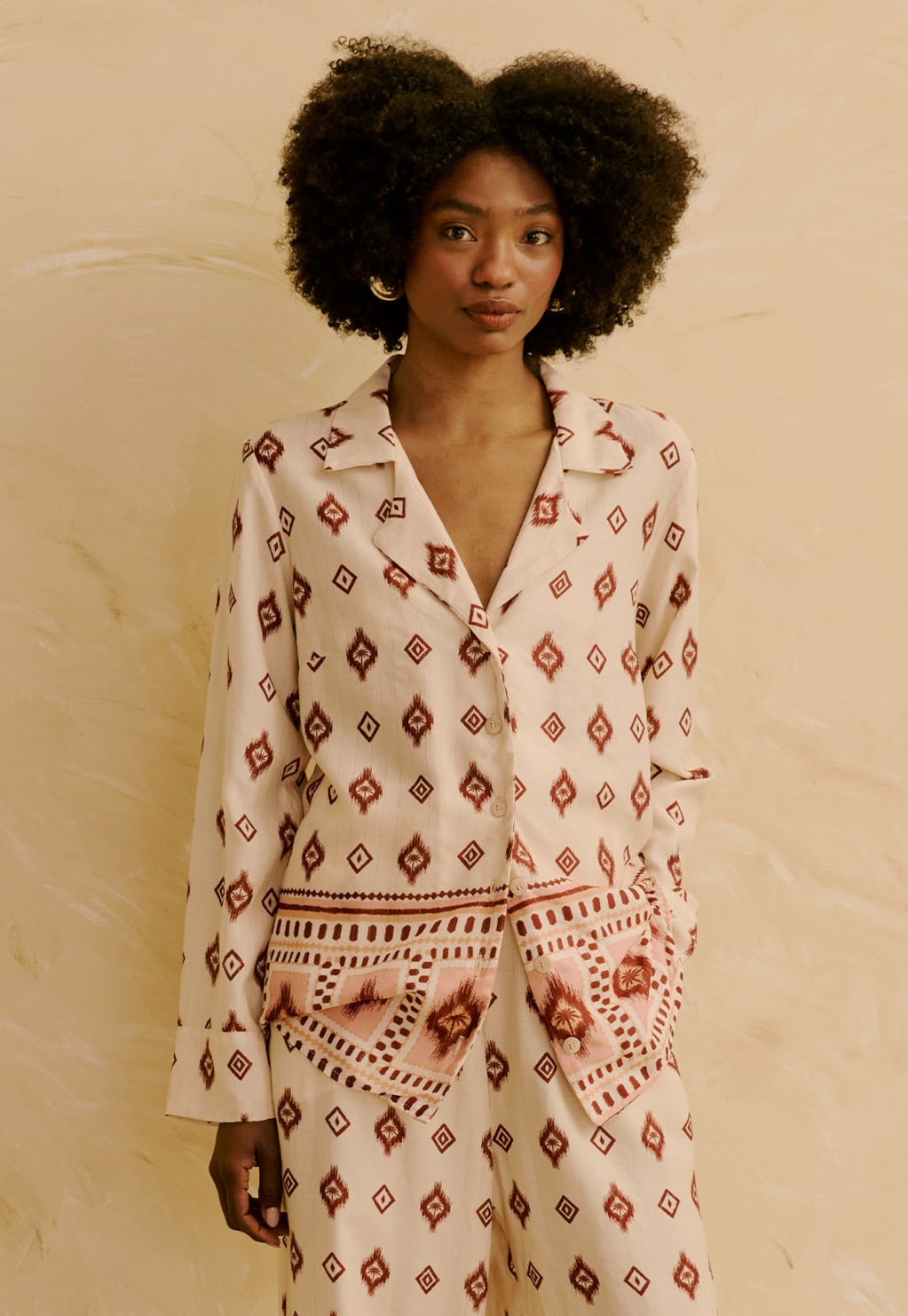 Camisa Pijama Estampada Coité