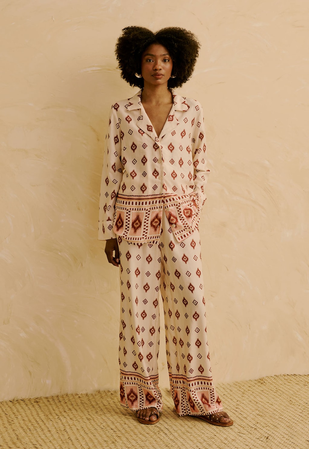 Camisa Pijama Estampada Coité