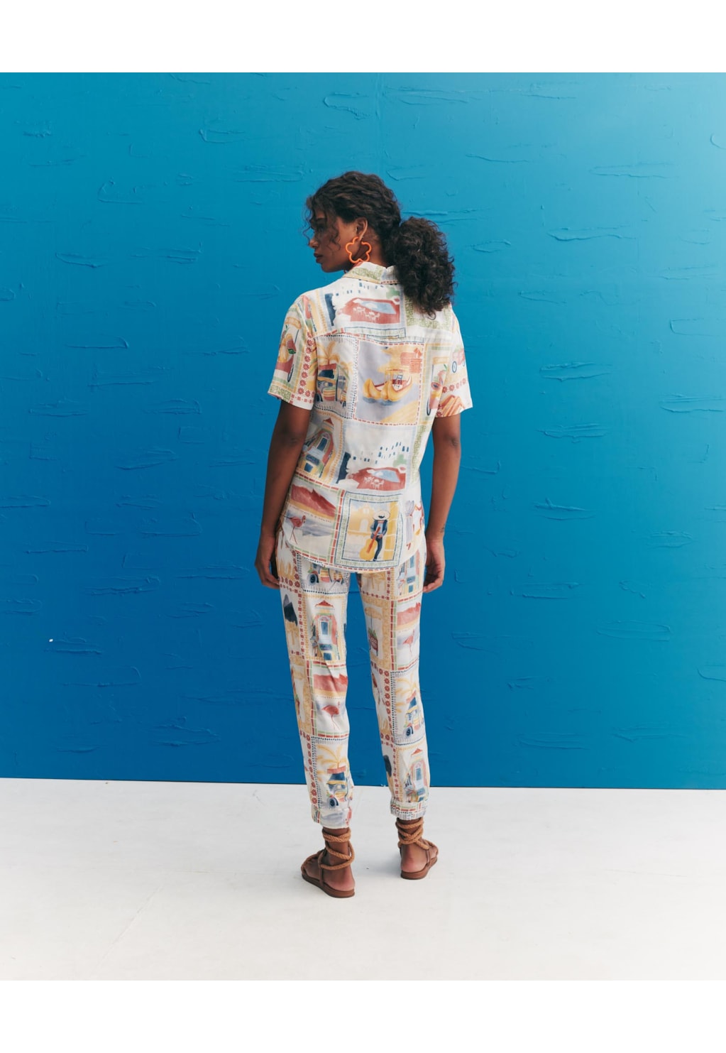 Camisa Tecido Estampada Buena Vista