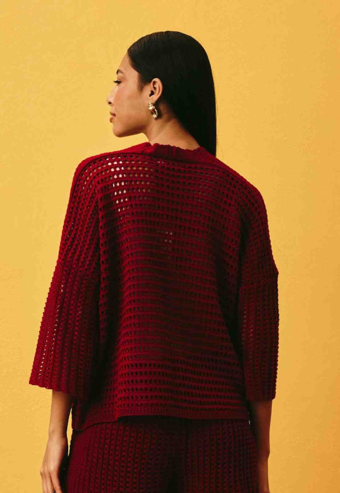 Camisa Tricot Mangas