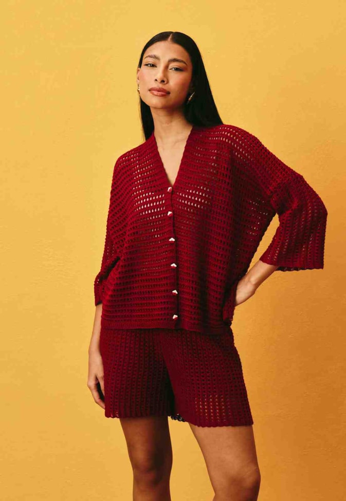 Camisa Tricot Mangas
