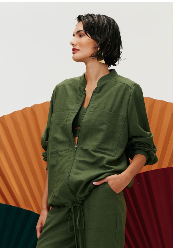 Casaco Alongado Max Bolso