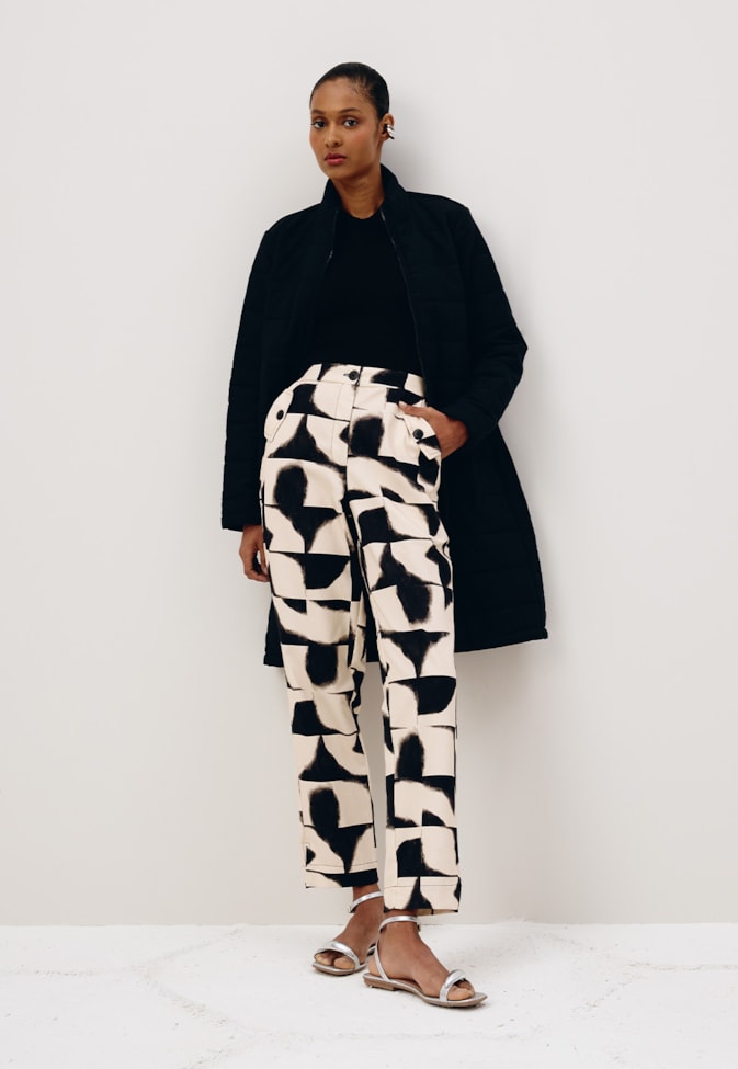 Casaco Alongado Puffer Matelassê