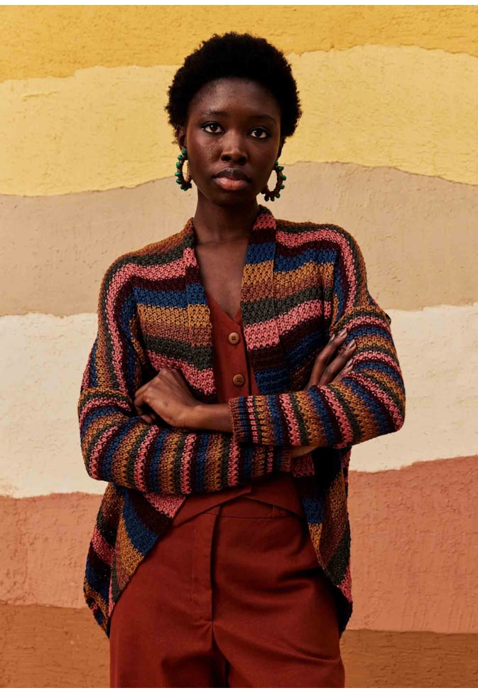 Casaco Casulo Listrado