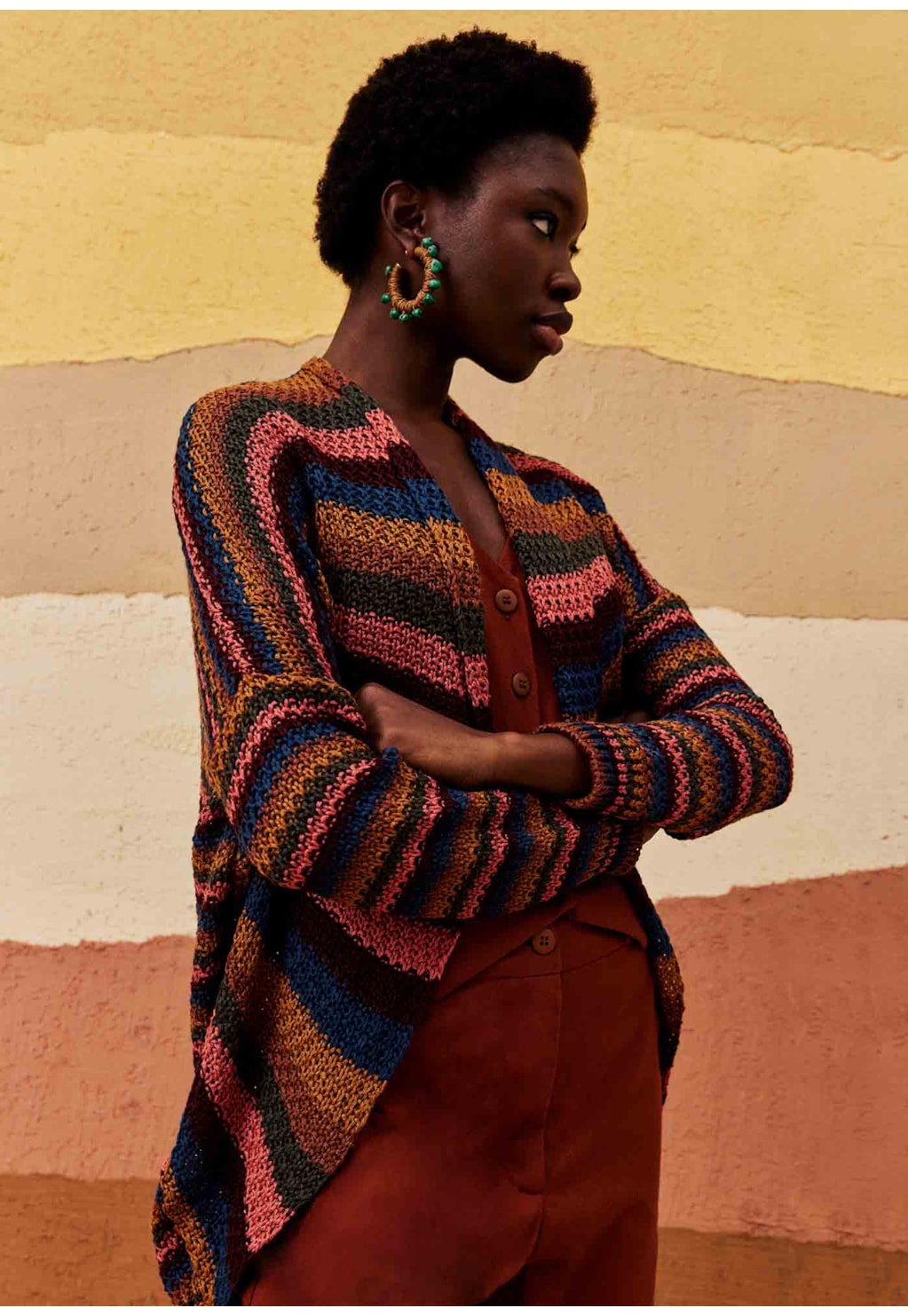 Casaco Casulo Listrado