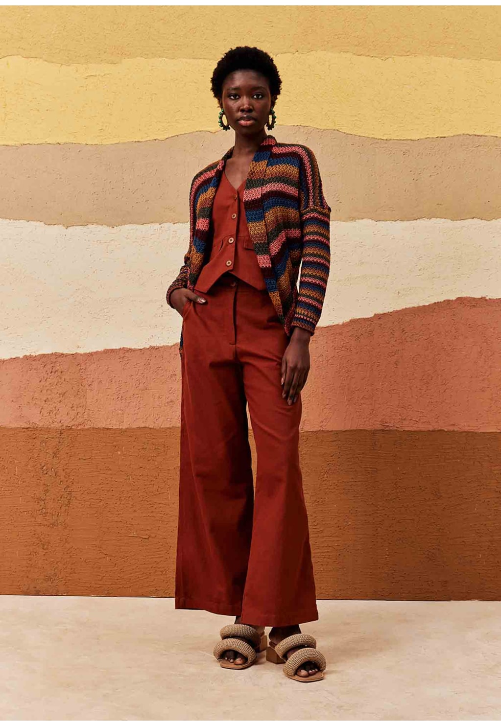 Casaco Casulo Listrado