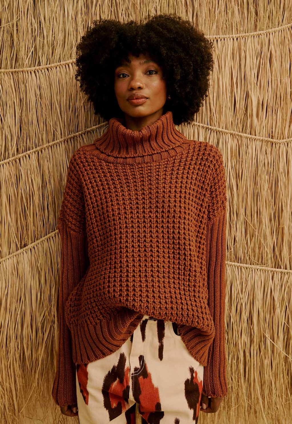 Casaco em Tricot Oversized