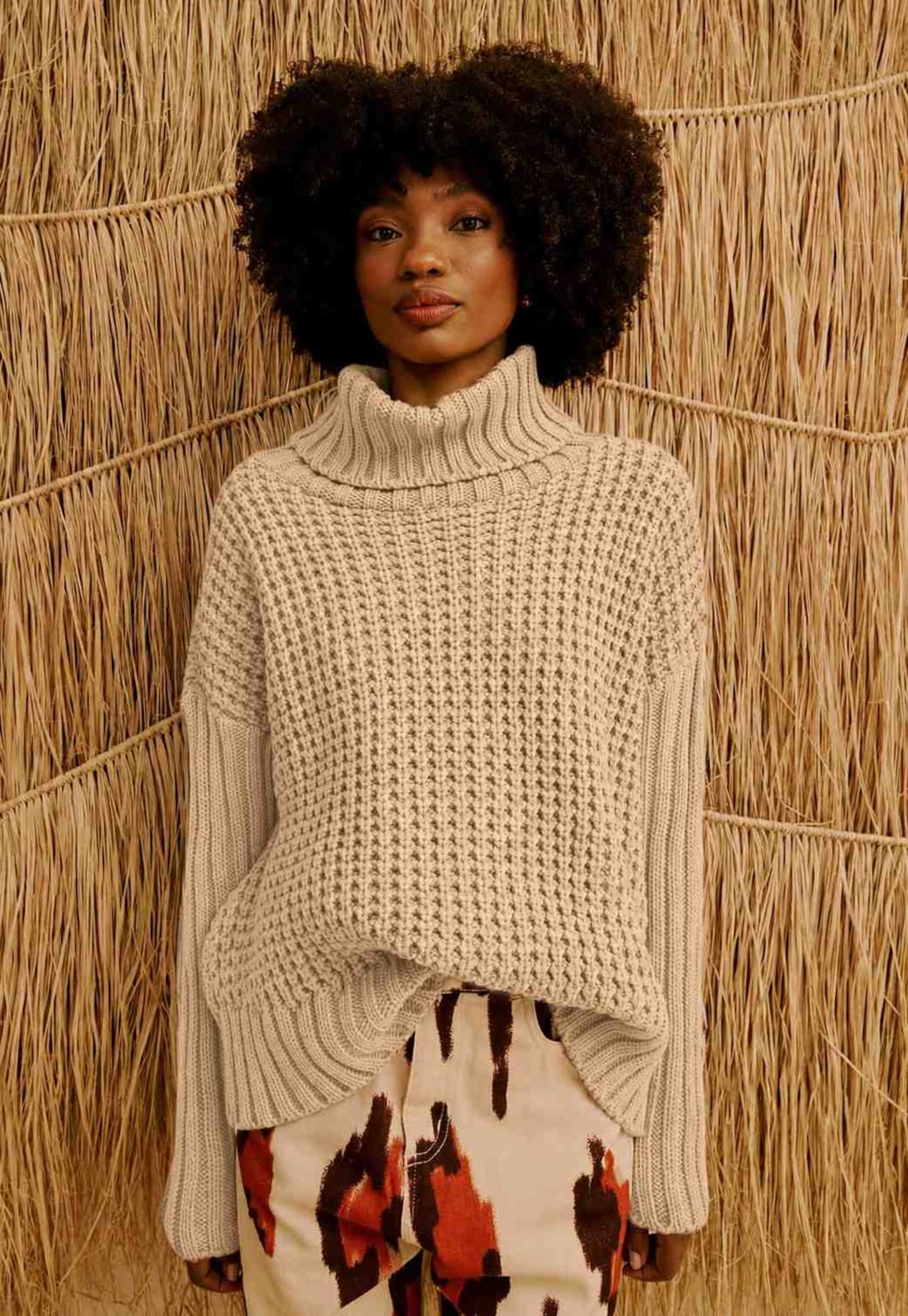 Casaco em Tricot Oversized