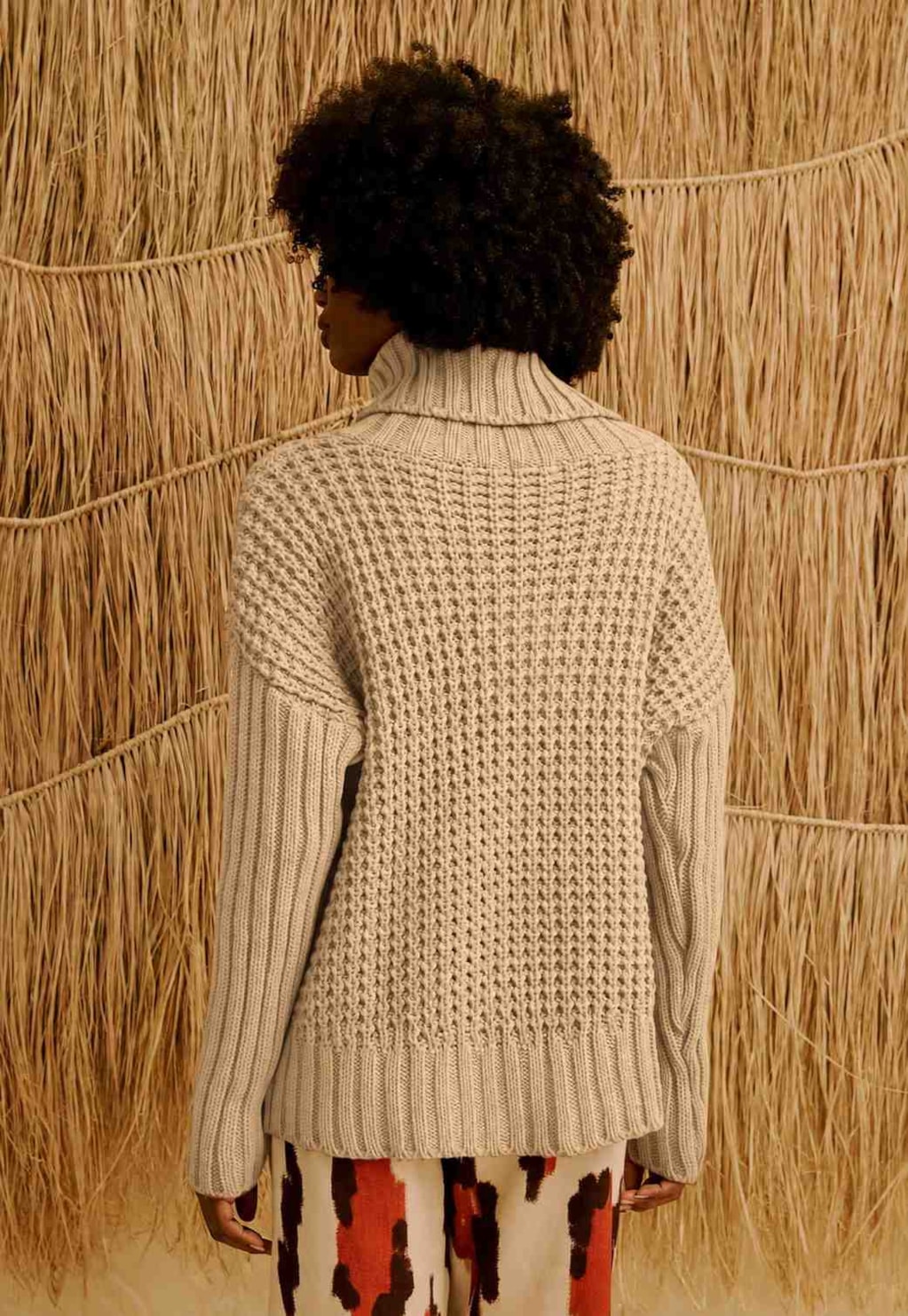 Casaco em Tricot Oversized