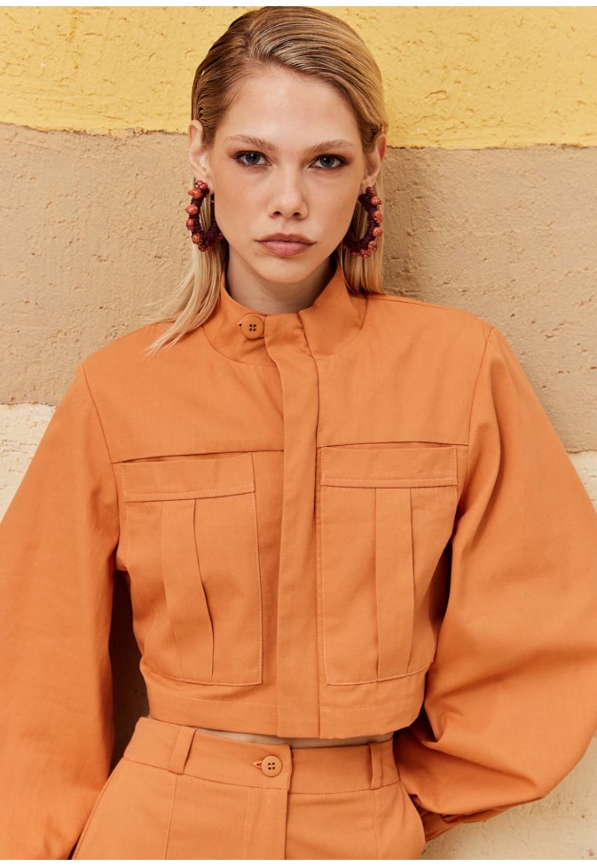 Casaco Manga Bufante