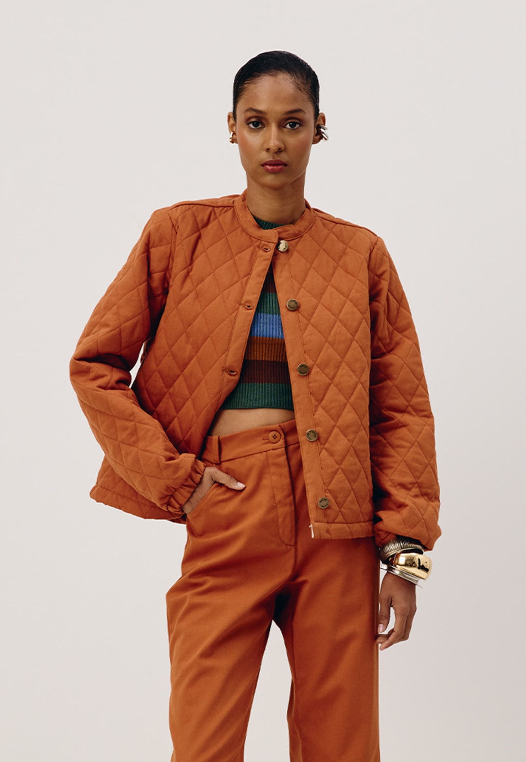 Casaco Puffer Matelassê