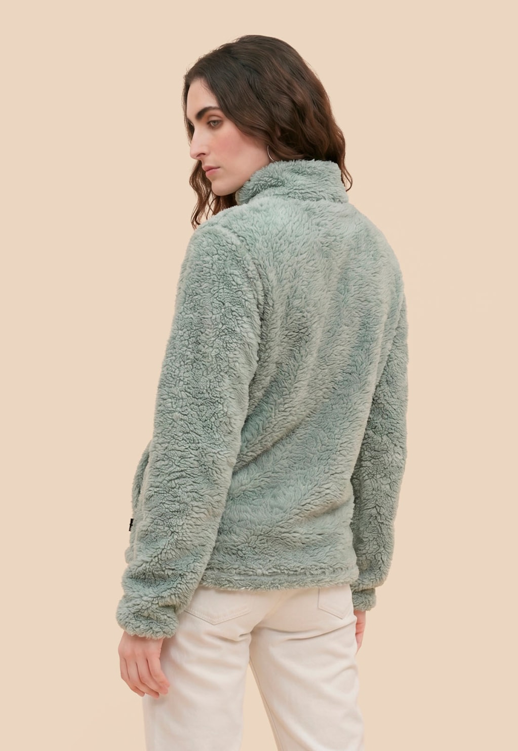 Casaco Sherpa Gola Alta