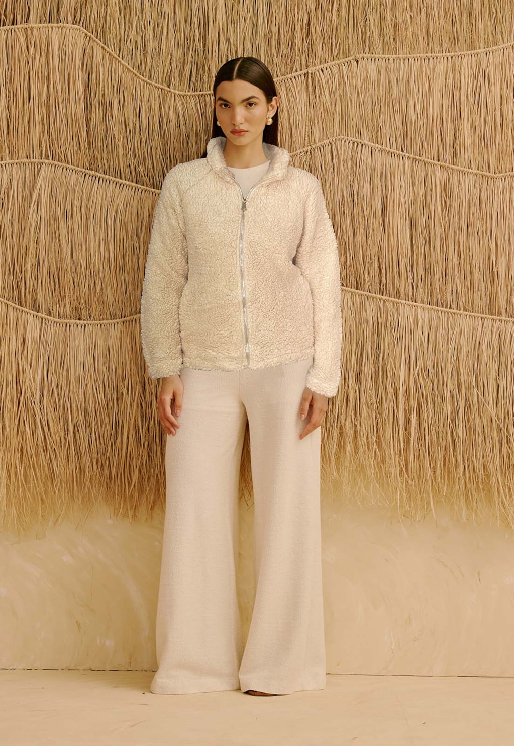 Casaco Sherpa Gola Alta