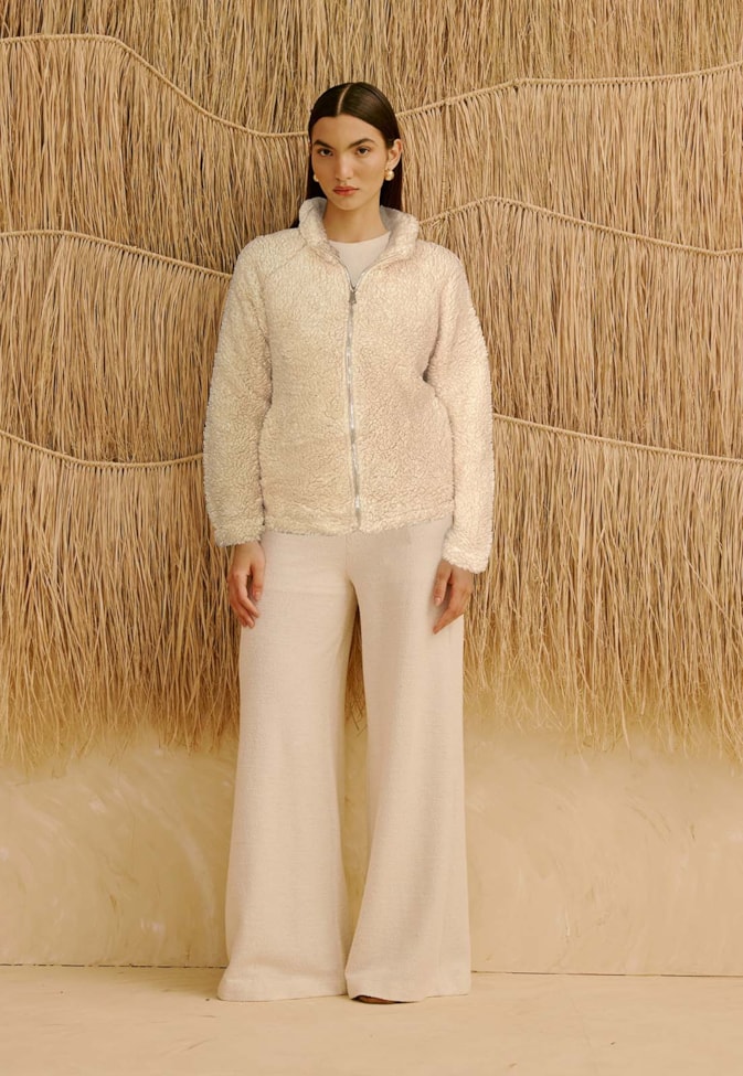 Casaco Sherpa Gola Alta