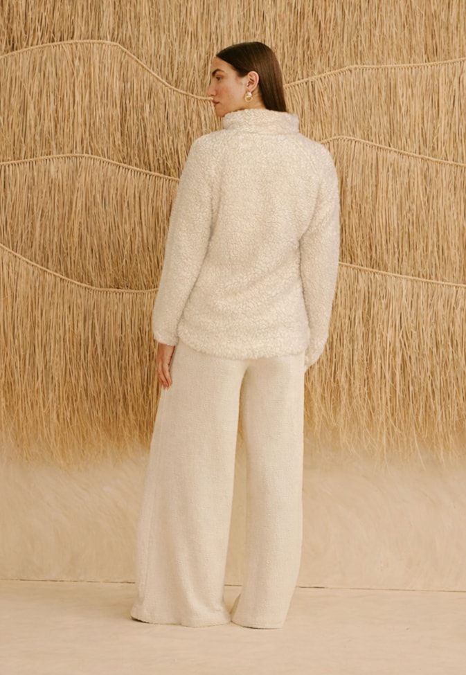 Casaco Sherpa Gola Alta