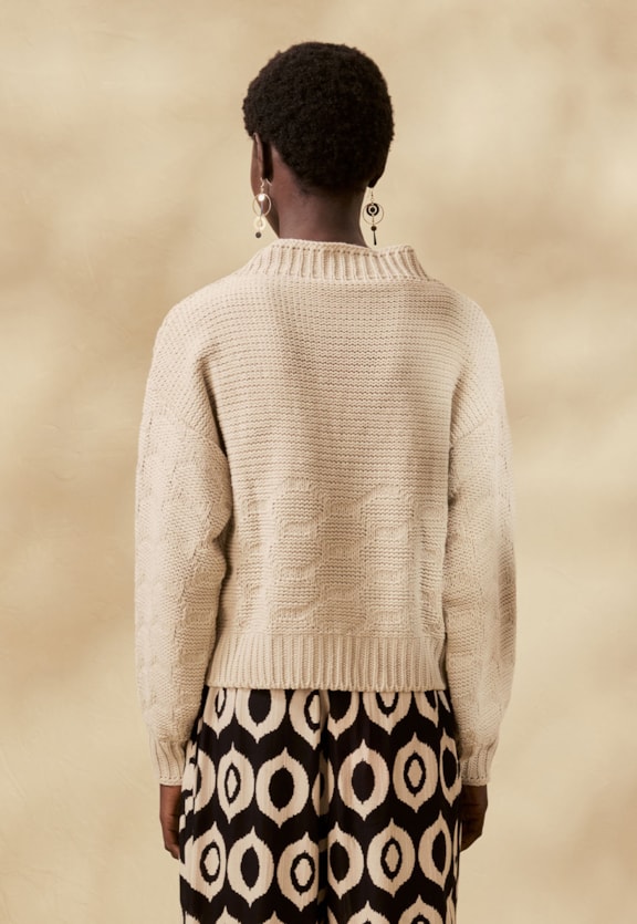 Casaco Tricot  Vista Traseira