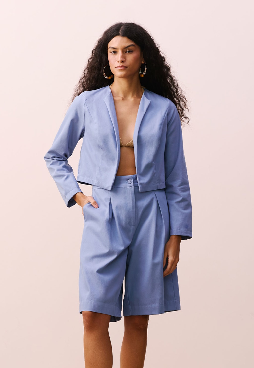 Casaqueto Cropped Alfaiataria