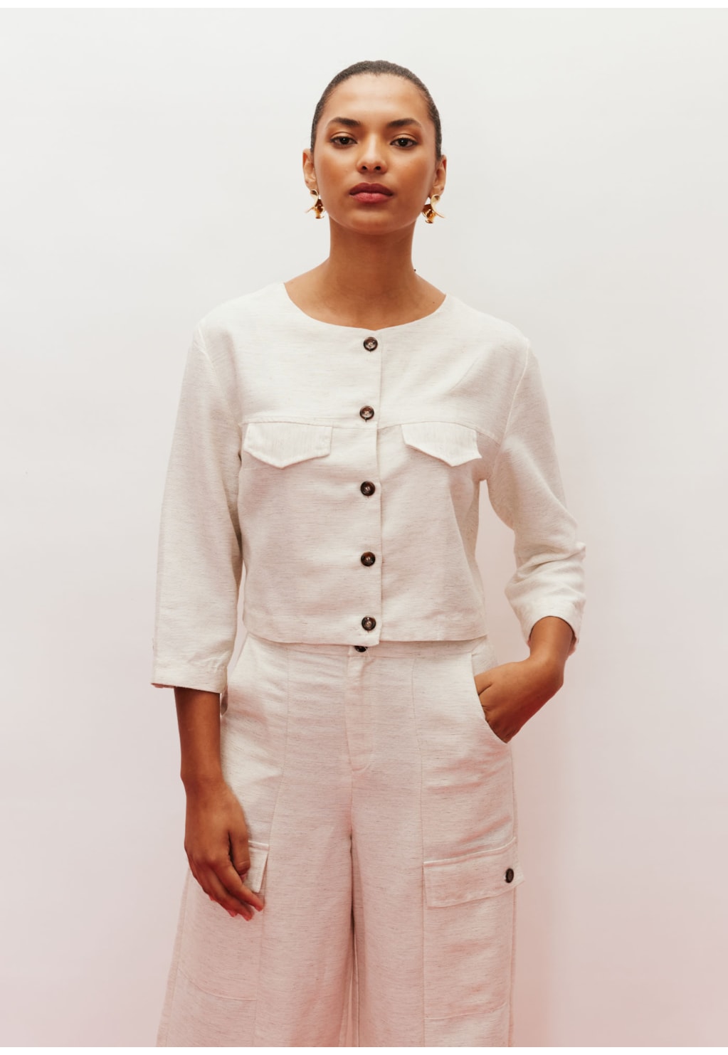 Casaqueto Detalhe Bolsinho