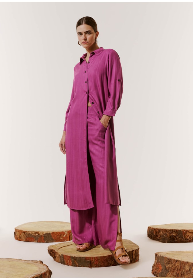 Chemise Abotoamento Frontal