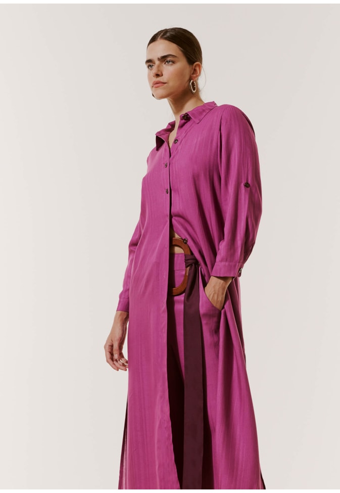 Chemise Abotoamento Frontal