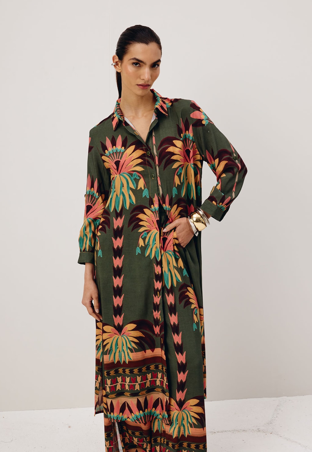 Chemise Estampada Maimara