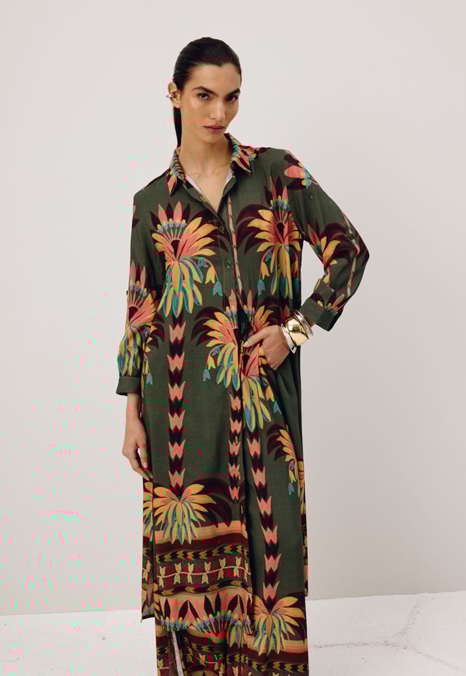 Chemise Estampada Maimara