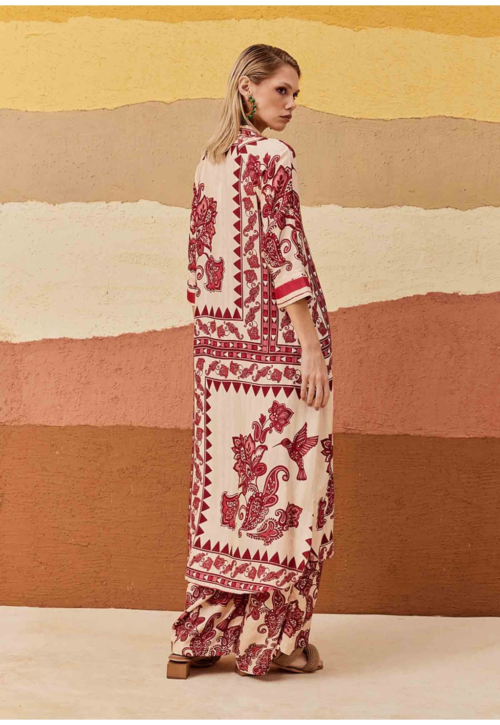 Chemise Regular Estampada Bodegas