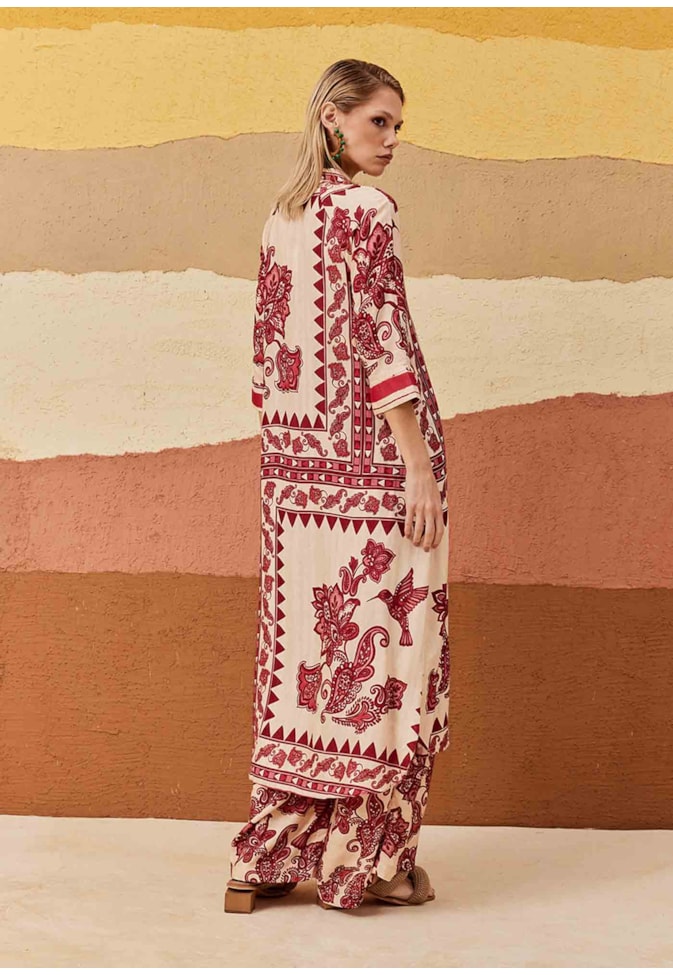 Chemise Regular Estampada Bodegas