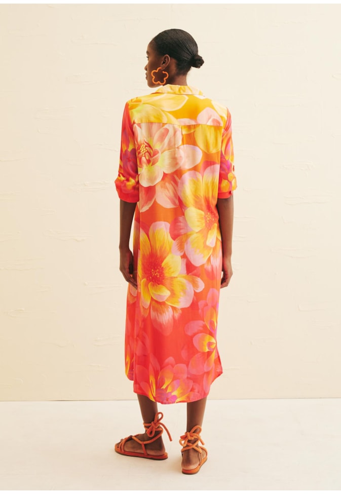 Chemise Regular Estampada Dalia