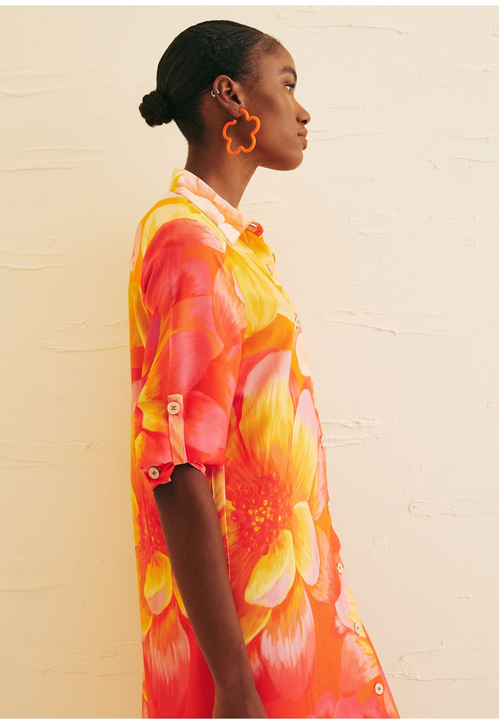 Chemise Regular Estampada Dalia