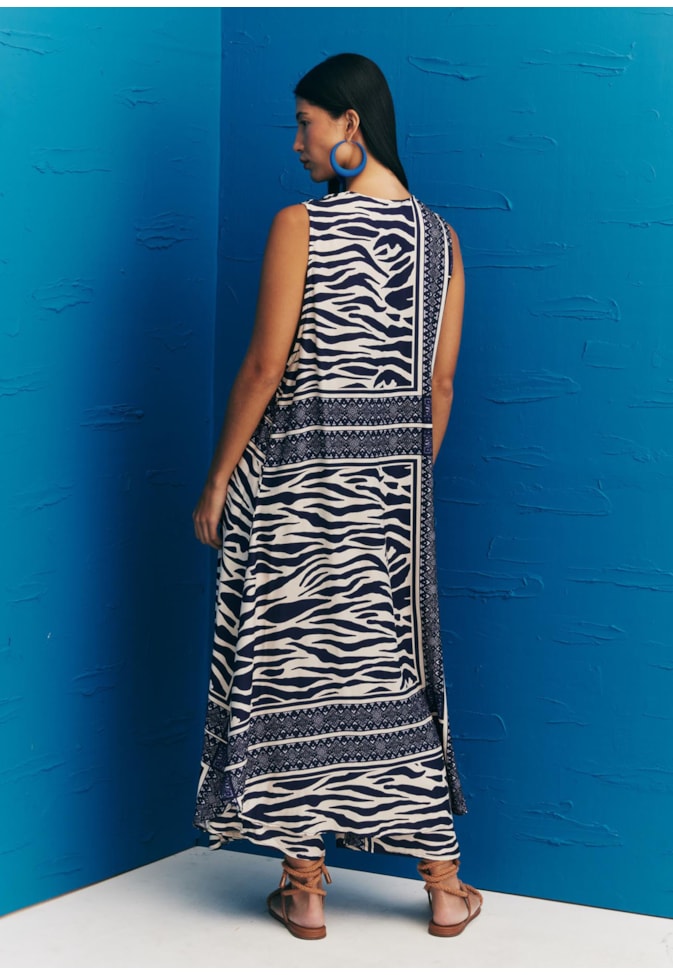 Coletão Veste Estampado Las Cebras