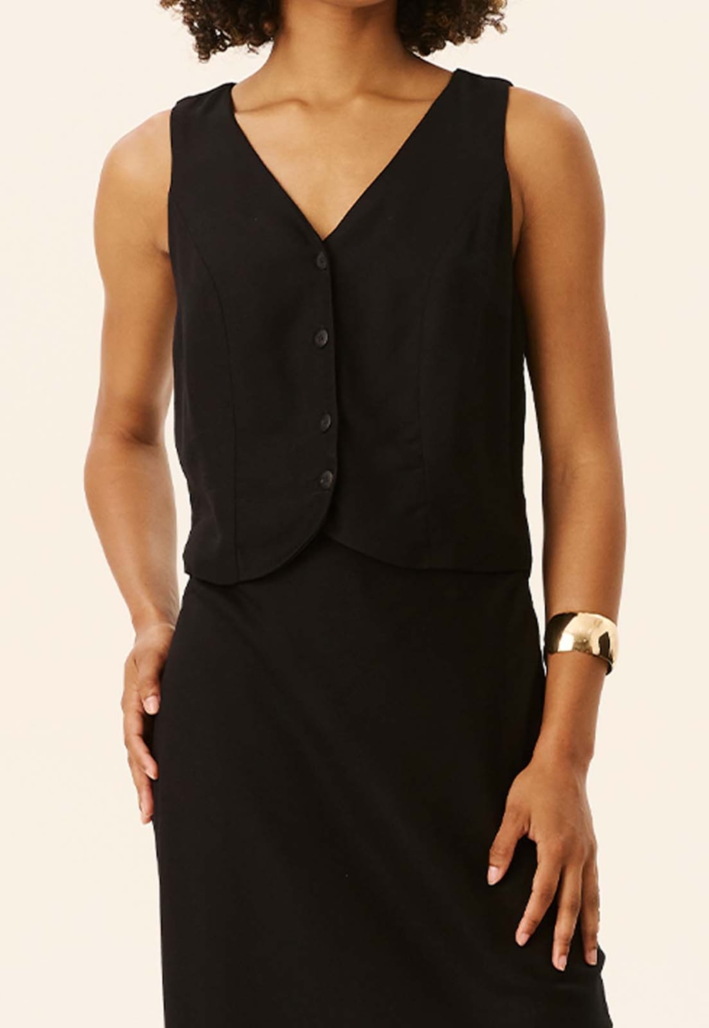 Colete Alongado Alfaiataria