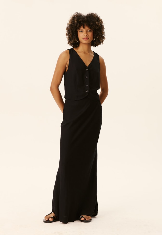 Colete Alongado Alfaiataria