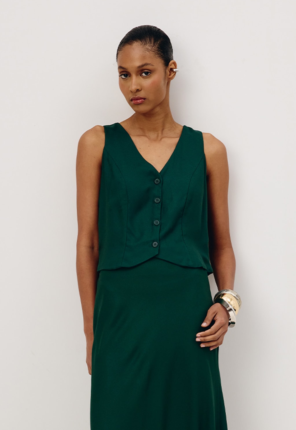 Colete Alongado Alfaiataria