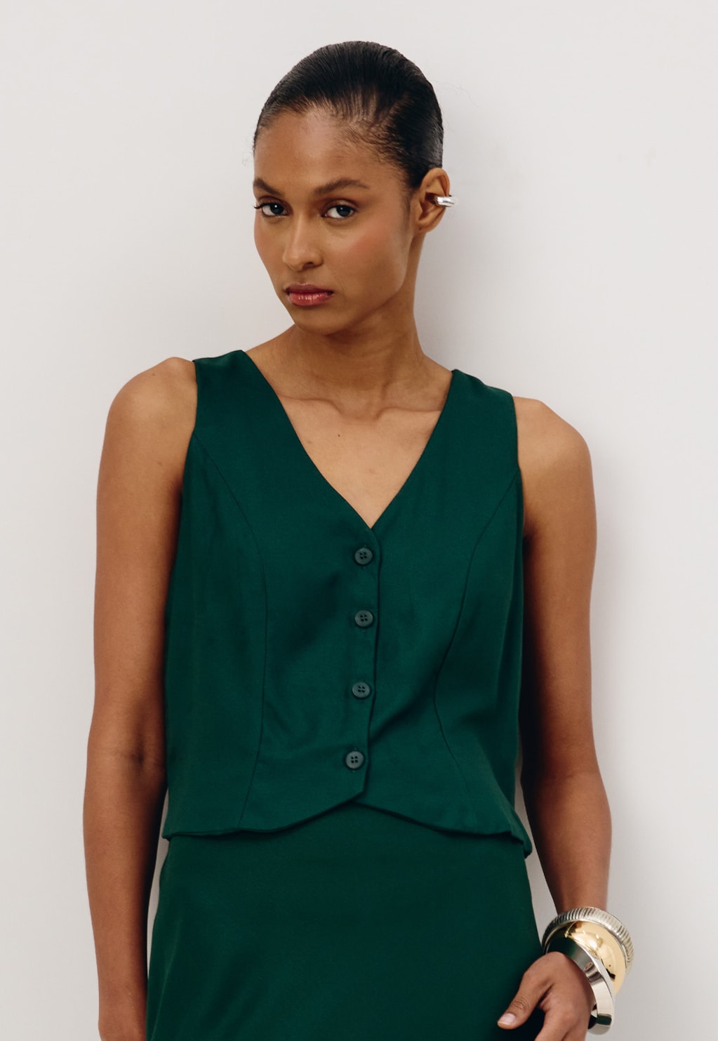 Colete Alongado Alfaiataria