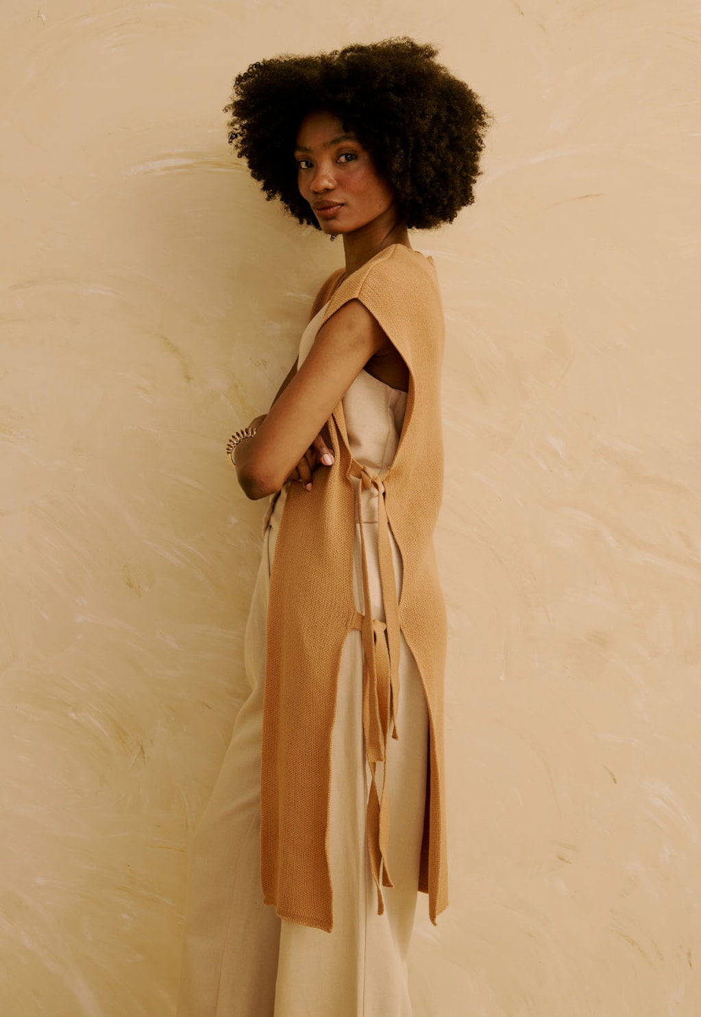 Colete Alongado com Abertura Lateral