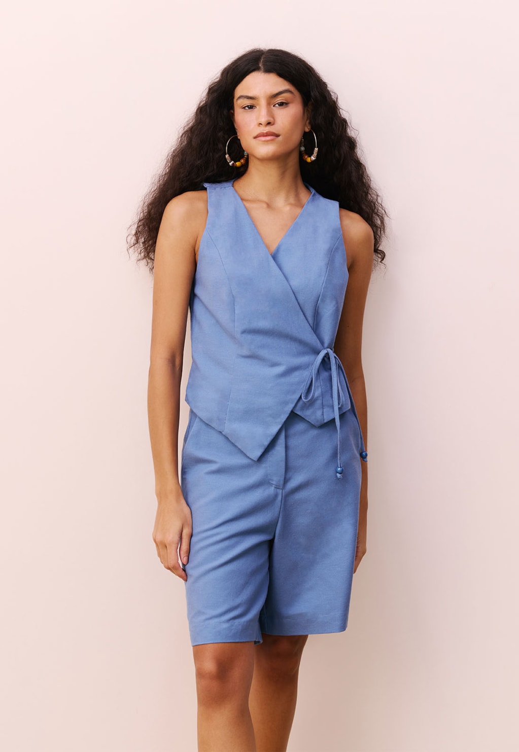 Colete Assimétrico de Alfaiataria