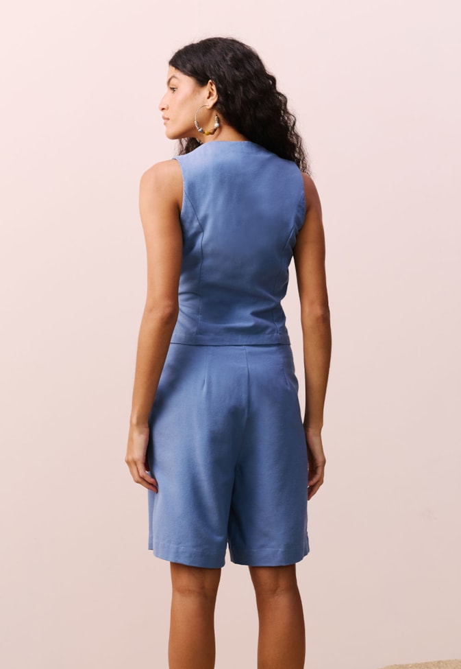 Colete Assimétrico de Alfaiataria