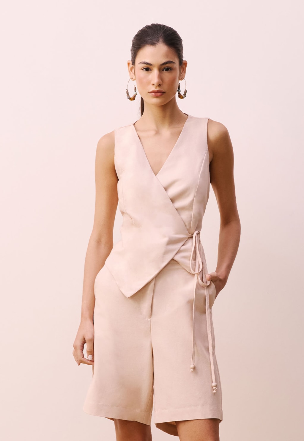 Colete Assimétrico de Alfaiataria