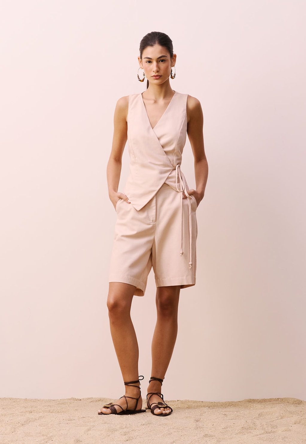 Colete Assimétrico de Alfaiataria