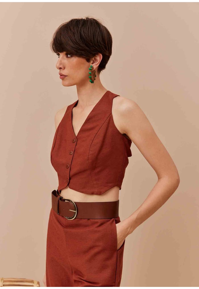 Colete Com Amarração Costas