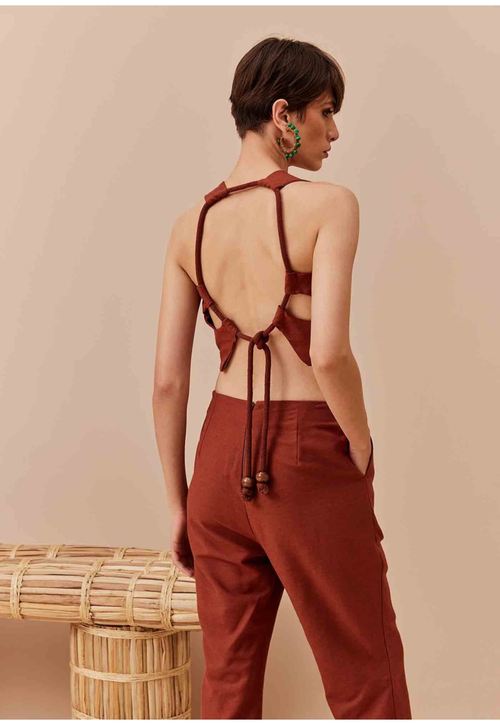 Colete Com Amarração Costas