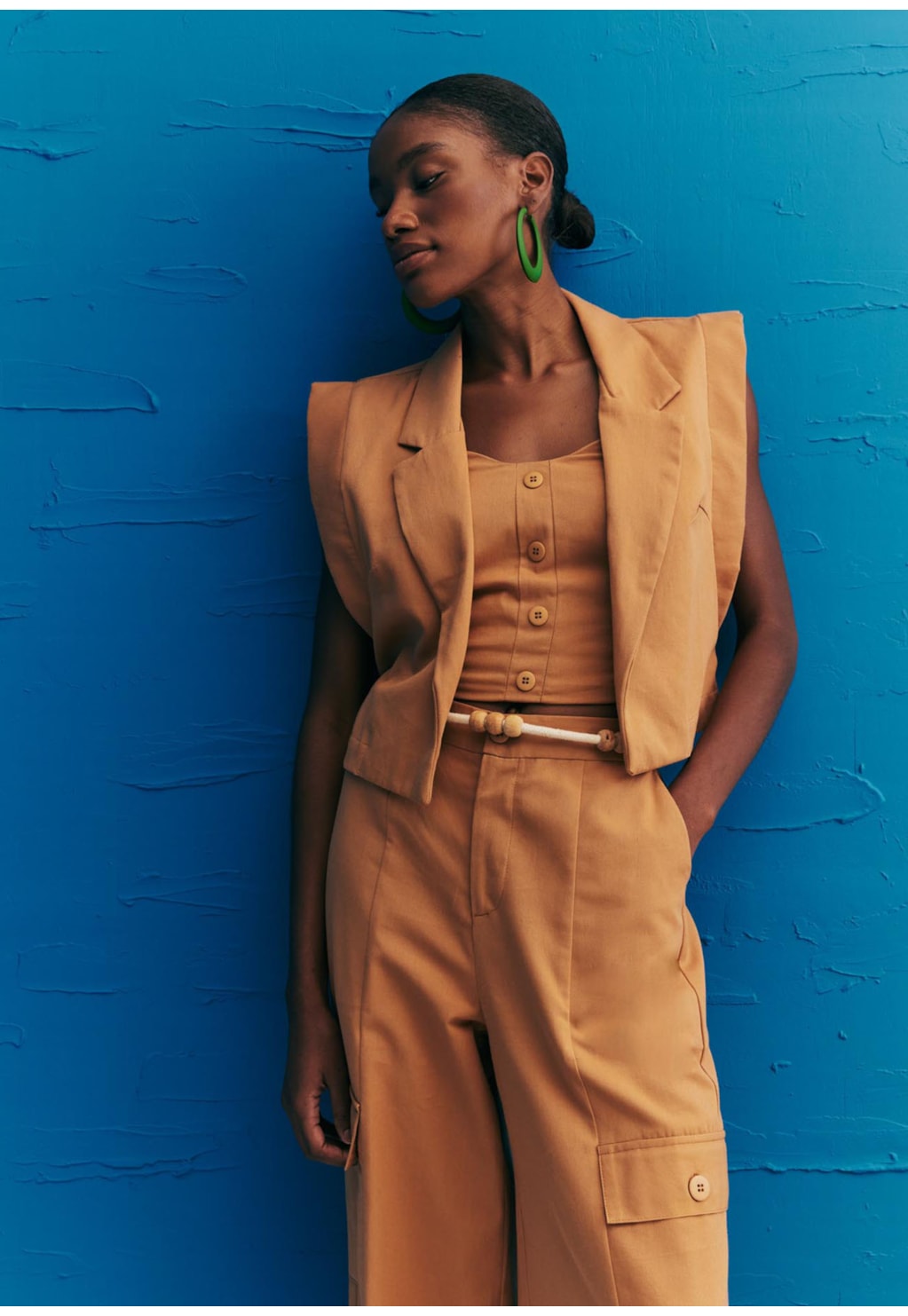 Colete Cropped Manga Muscle Tee