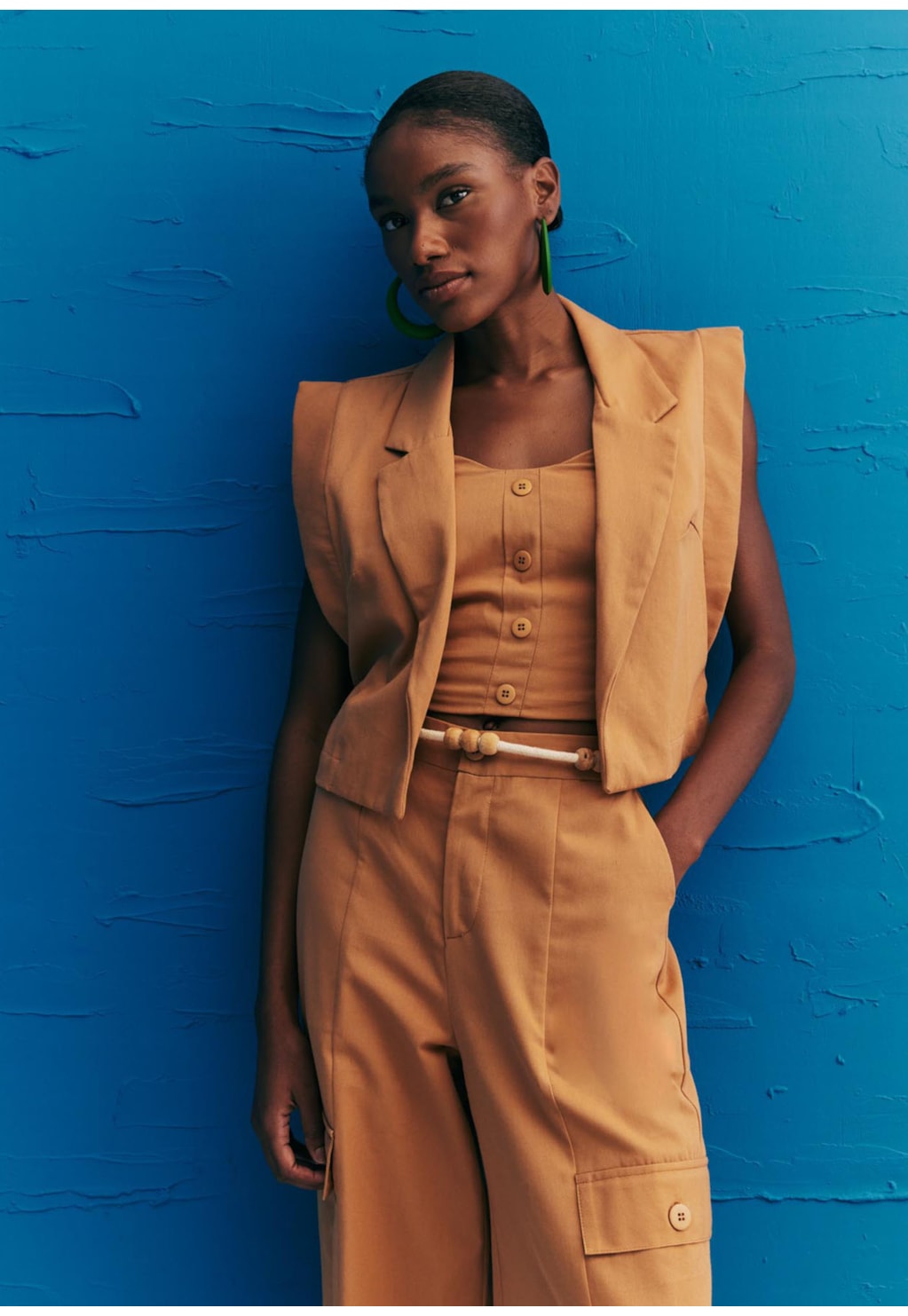 Colete Cropped Manga Muscle Tee